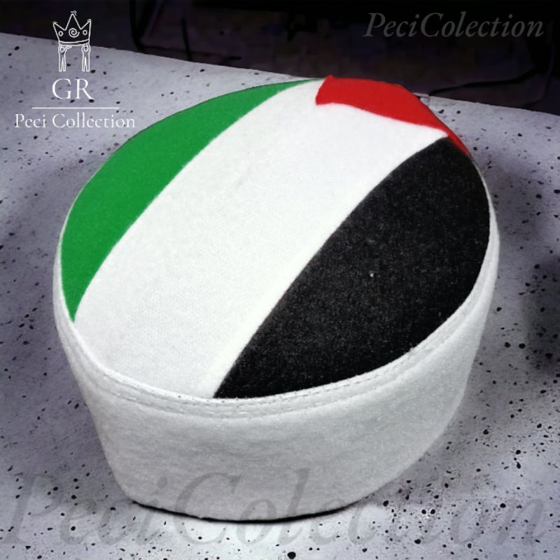 PECI KOPIAH PALESTINA PALESTINE PALESTIN TERLARIS PECI ANAK DEWASA PALESTINA