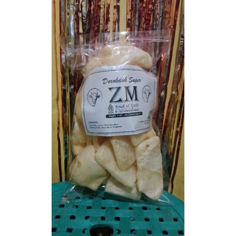 

Kerupuk Kulit Sapi DOROKDOK SUPER ZM Enak Dan Gurih (TanpaPengawet)