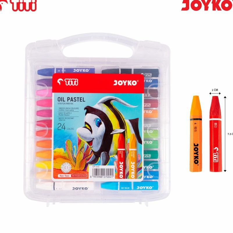 

Murah Banget JOYKO TITI CRAYON OIL PASTEL / KRAYON MINYAK JOYKO 24 WARNA OP-24S MURAH BERKUALITAS