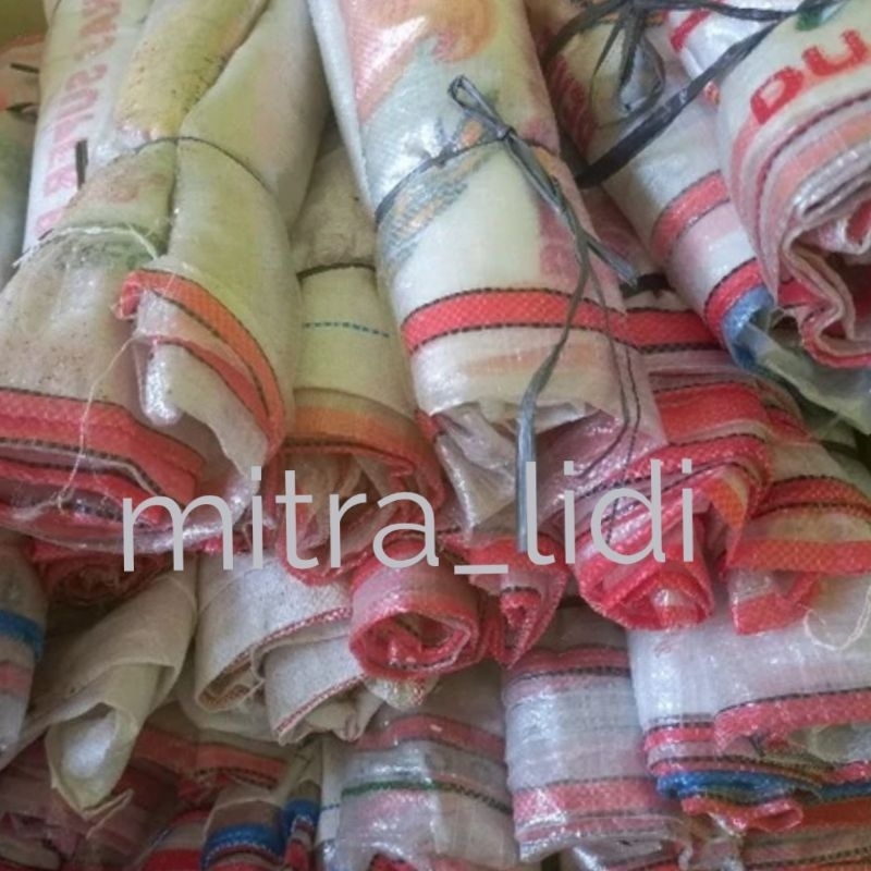 karung bekas 50 kg / karung bekas beras (10 pcs) BENING