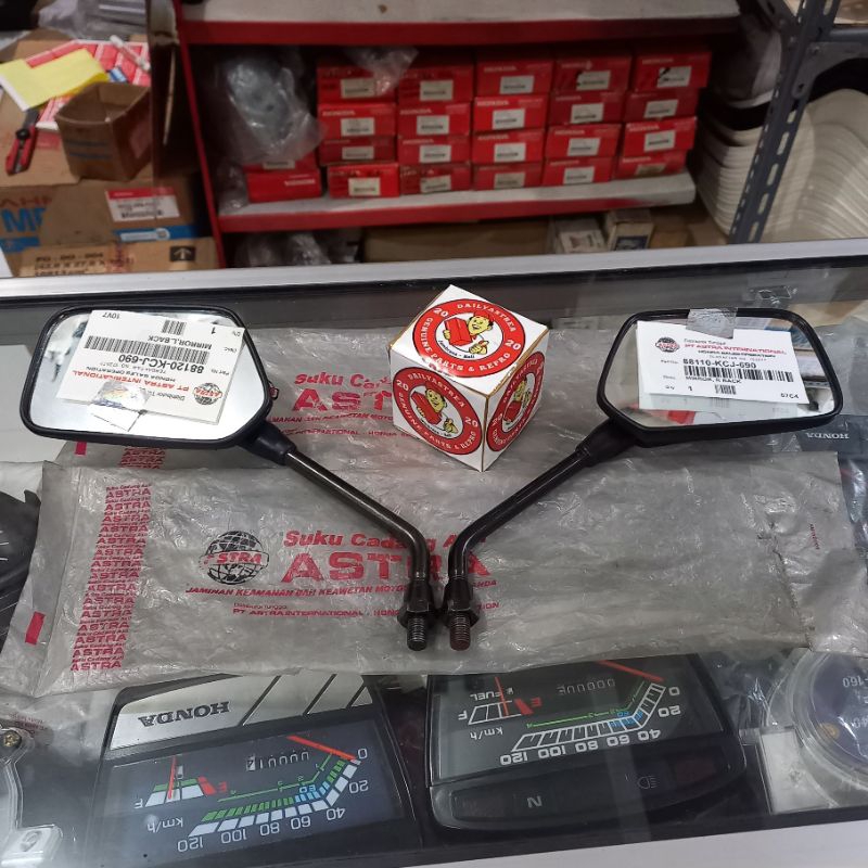 KACA SPION KANAN KIRI HONDA TIGER 2000 LAWAS GL MAX PRO ORIGINAL 88110-KCJ-690