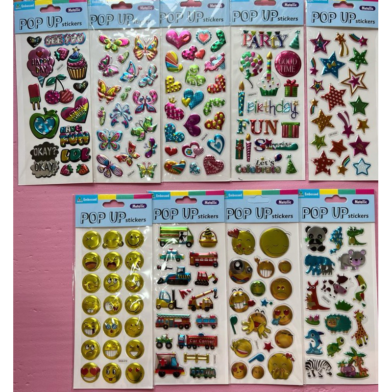 

stiker 3d timbul/stiker anak berakarakter