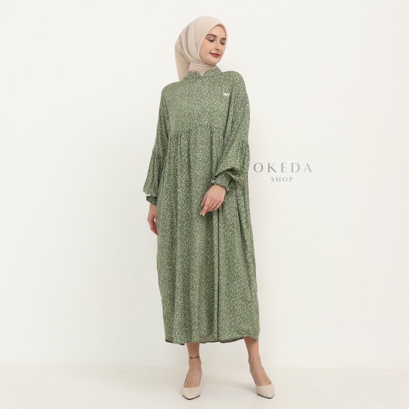 OkedaShop - NAMI MIDI DRESS - Midi Dress Wanita