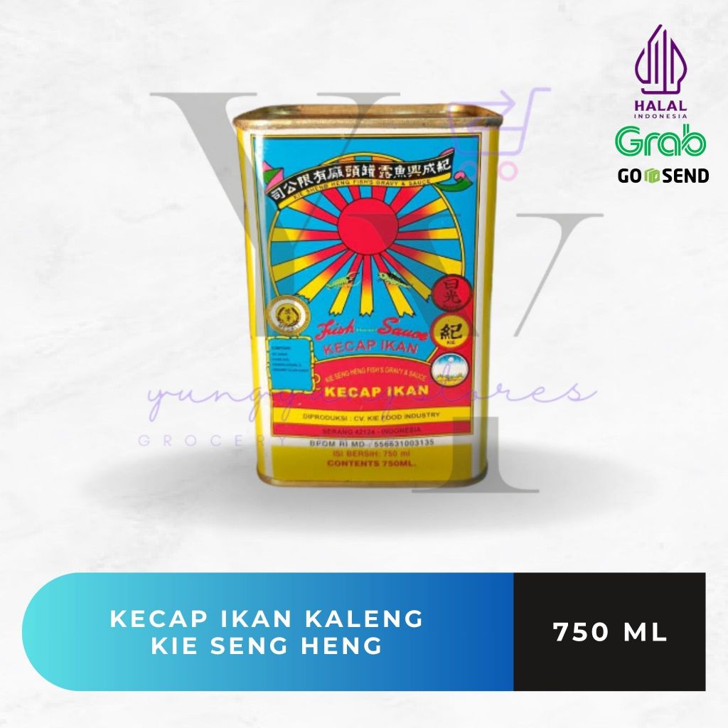 

Kecap Ikan Kaleng Matahari Kie Sheng Heng 750 ml