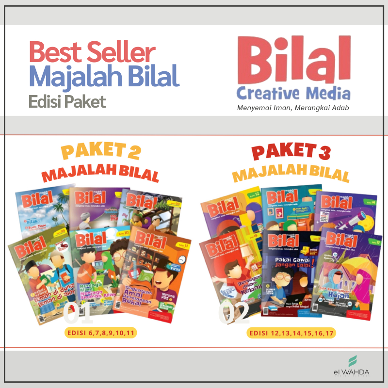 Bilal Majalah Anak Paket 1 Paket 2 Paket 3 Bilal Majalah Anak