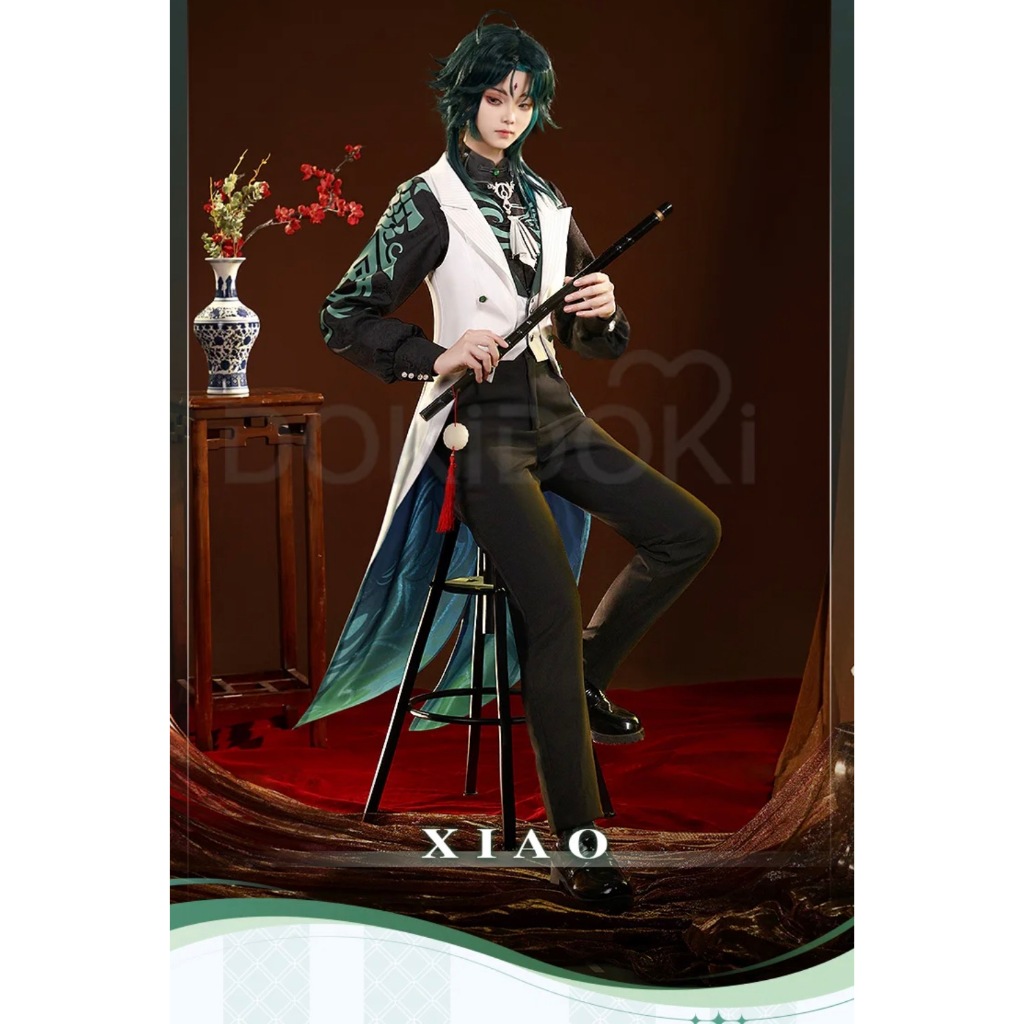 Xiao Concert Cosplay Costume Game Genshin Impact Xiao 2023 Concert Genshin Impact Men Cosplay Costum