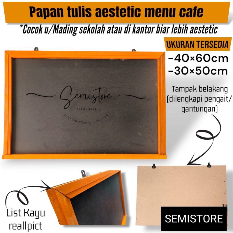 

Papan tulis menu cafe Blackboard menu cafe aestetic