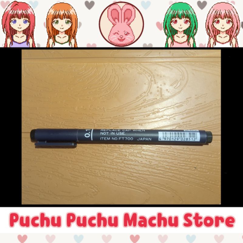 

PULPEN DRAWING PEN SNOWMAN FT 700 ukuran 0.1 mm (warna hitam) gunpla lining gundam