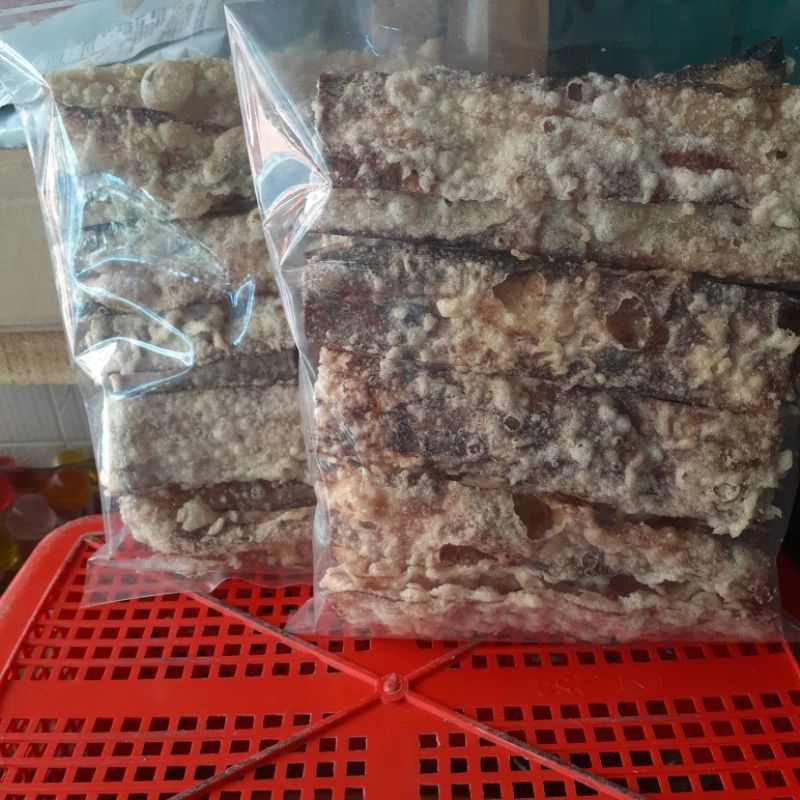 

KERIPIK SALE PISANG LIDAH PANJANG TEPUNG KRISPI 130GRAM CEMILAN KILOAN