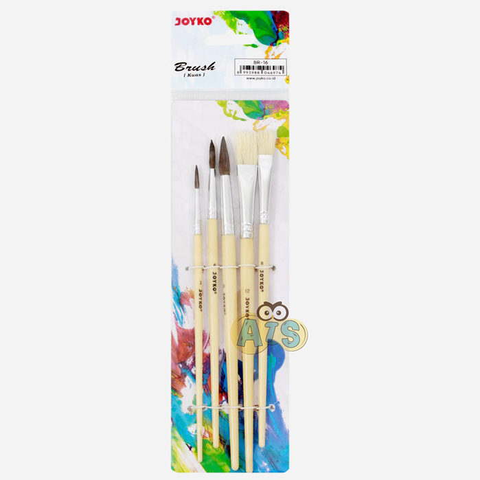 

Ready Brush / Kuas Lukis Set BR-16 JOYKO