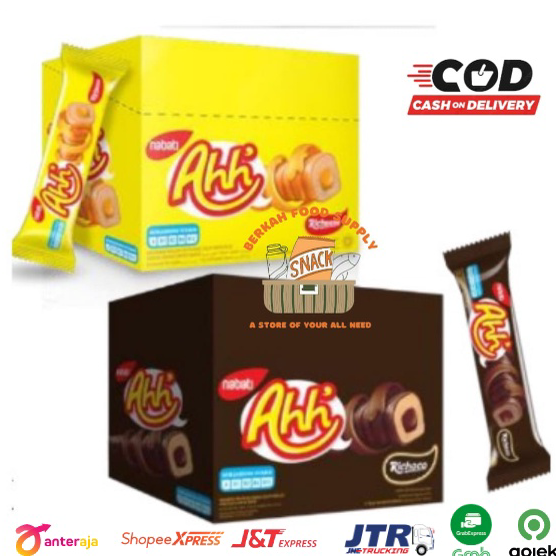 

Harga Termurah ( BERKAH ) Nabati AHH Richeese Richoco Box All Varian Rasa Ahh Coklat Ahh Keju Triple Cheese Snack Cemilan Anak Snack Dewasa Grosir