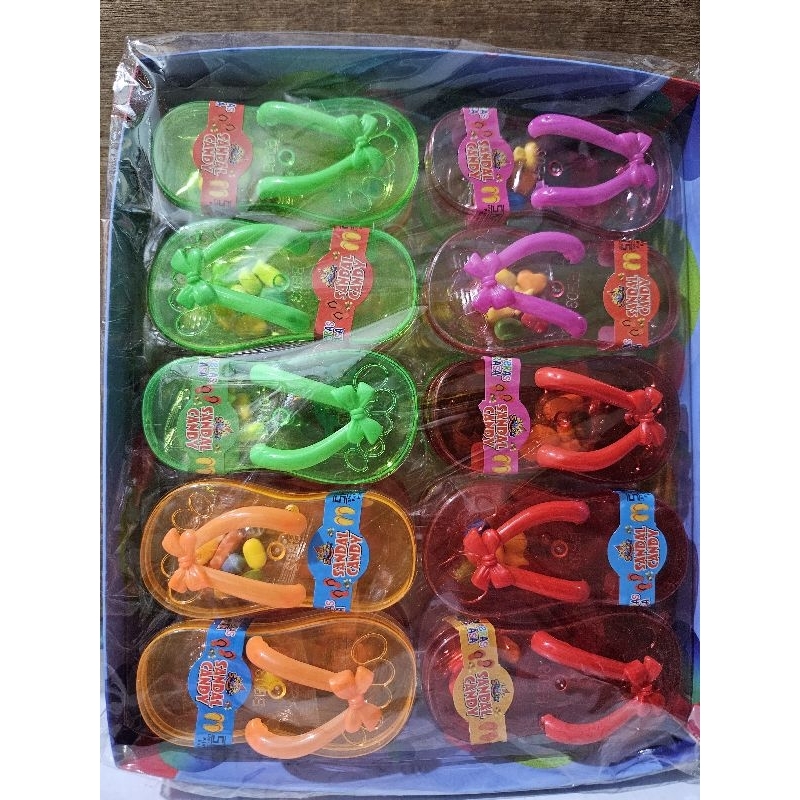 

permen keras aneka rasa bentuk sandal