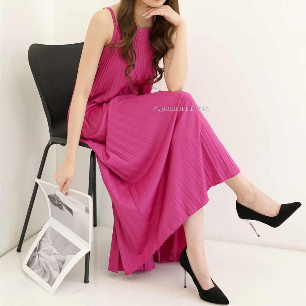 Inner Dress Plisket Mayung / Dress Polos Plisket  / Inner Plisket / Dress Mayung / Dress Plisket / I