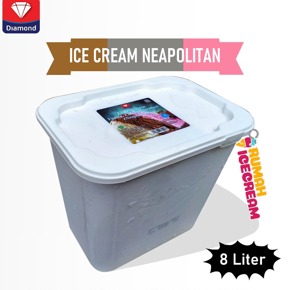 

WVKF4665 STOK SIAP 【COD Es Krim Diamond 8L