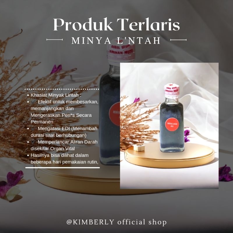 

MINYAK L-NTAH ASLI (UTK PRIA)