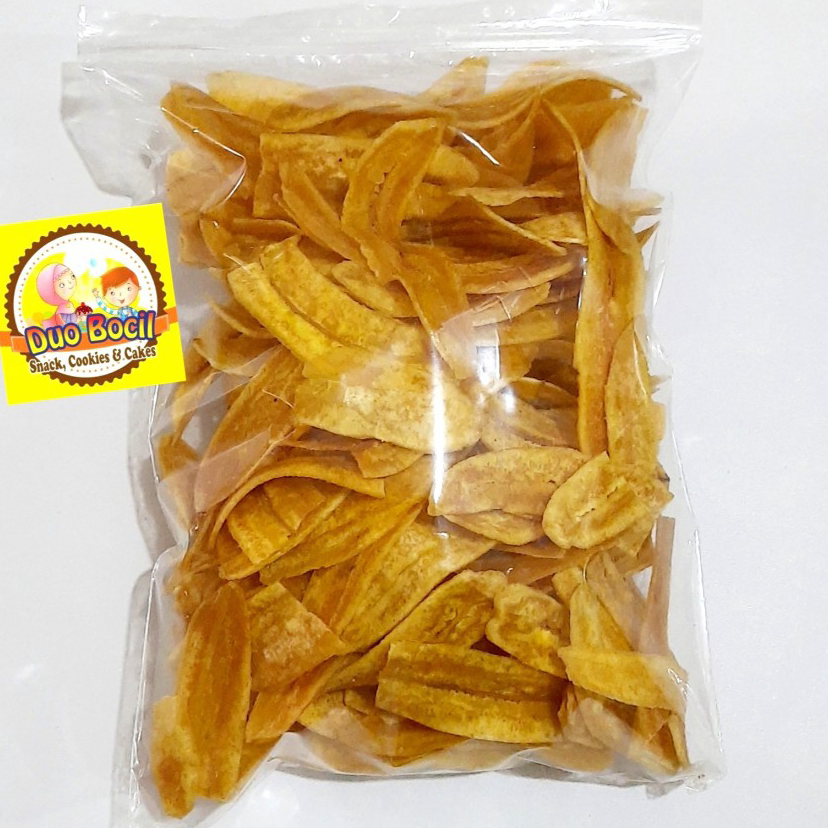 

Terkini Keripik Pisang Original Gurih 250 Gram - Duo Bocil Snack ➵➭✬