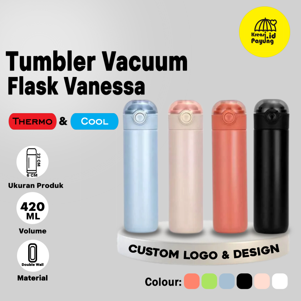 Tumbler Vanessa Vacuum Flask