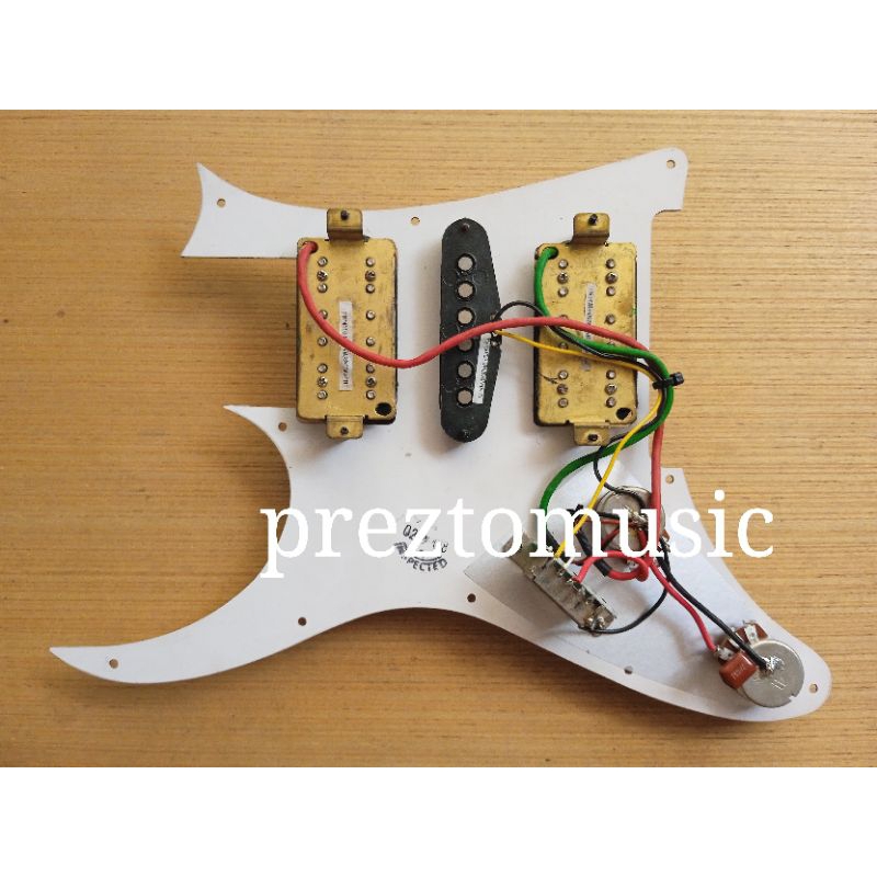 pickguard gitar ibanez fullset hsh #preztomusic