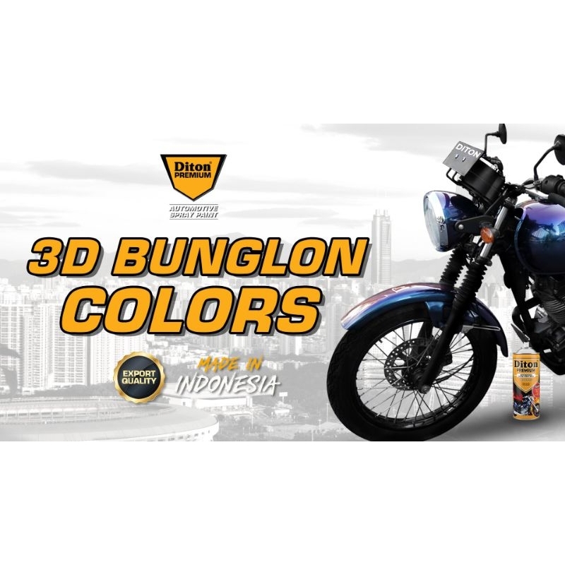 DITON PREMIUM 3D BUNGLON COLORS
