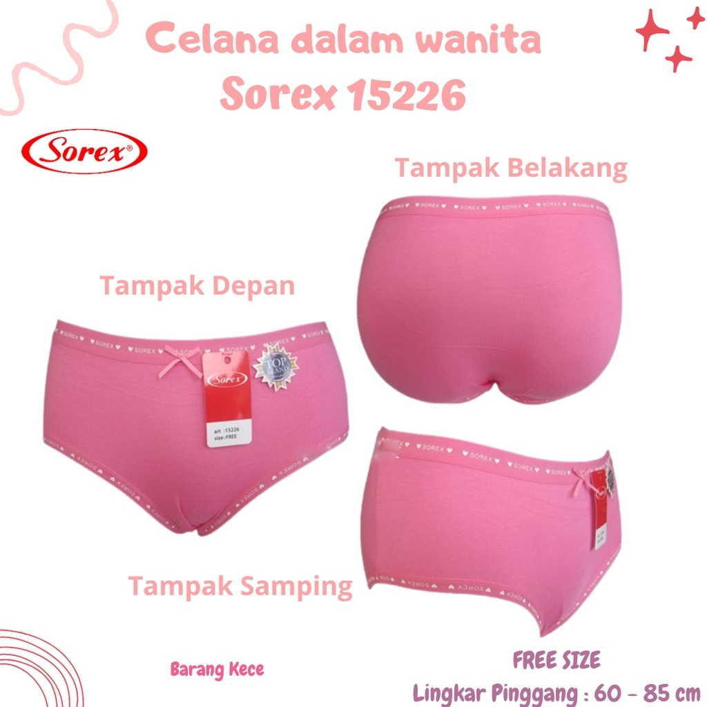 Cd Remaja Sorex 15226-15227-15228 / Celana Dalam Katun Series - Grosir