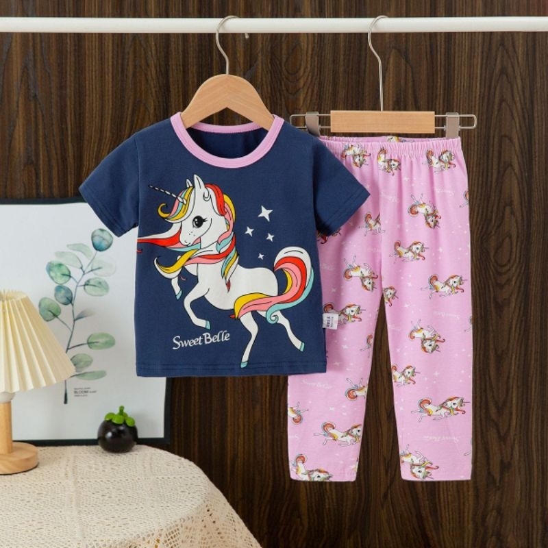 piyama premium jijibeier baju tidur anak 1-9th cp