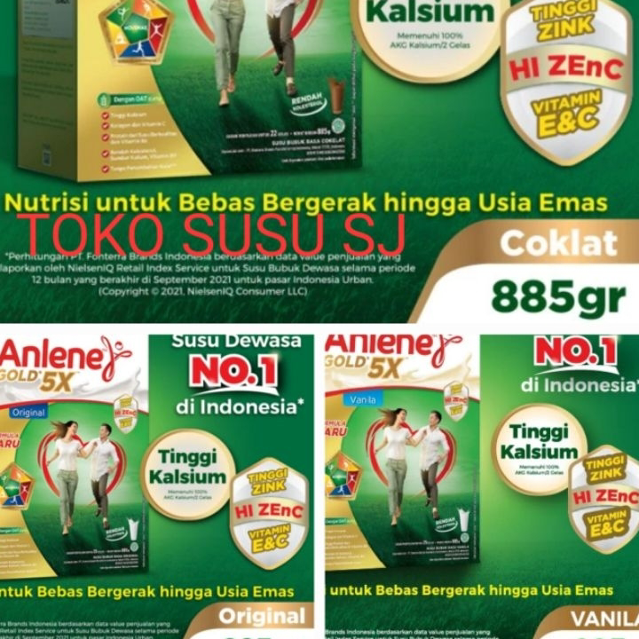 

JVCH2709 MEGA SALE ANLENE GOLD PLUS 5X VANILA COKLAT ORIGINAL 885 GRAM/885GR/VANILLA/PLAIN/900GR