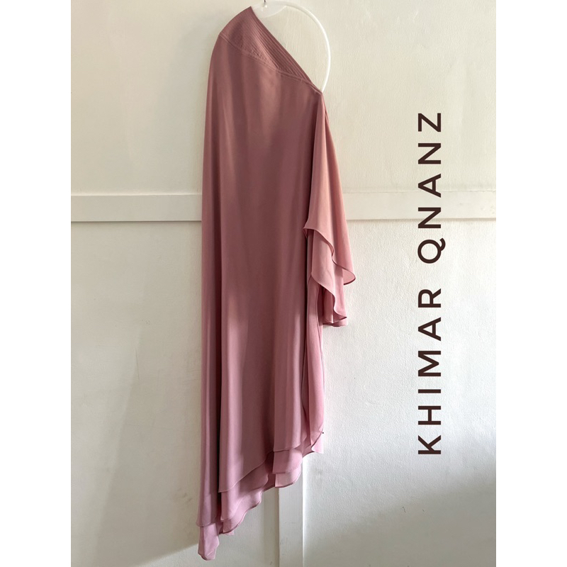khimar lumia qnanz dusty pink