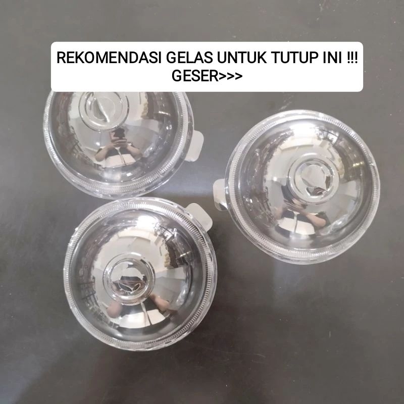 Tutup Cembung Merk TOP / tutup cembung gelas / tutup gelas cembung/ tutup gelas cup / tutup gelas po