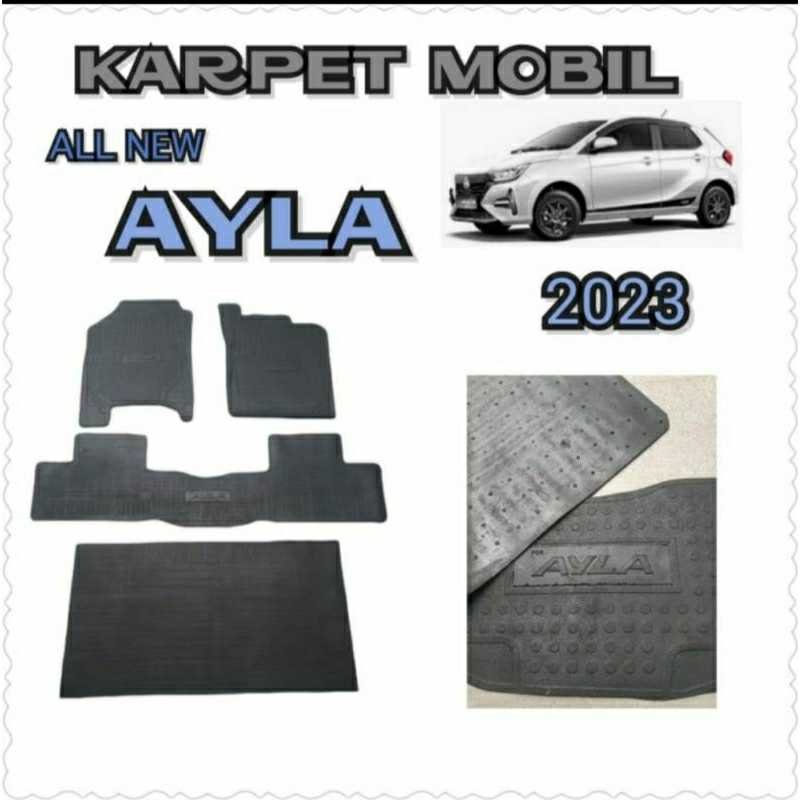 Karpet Karet Lantai Mobil Daihatsu Ayla 2023 karpet Ayla terbaru