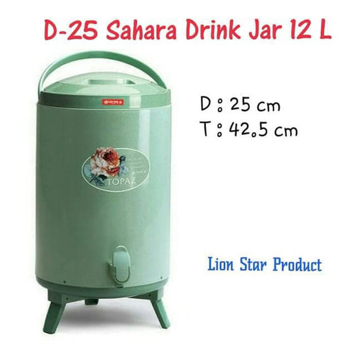 Termos Dispenser Sahara 12 liter Sahara Drink Jar Lion Star
