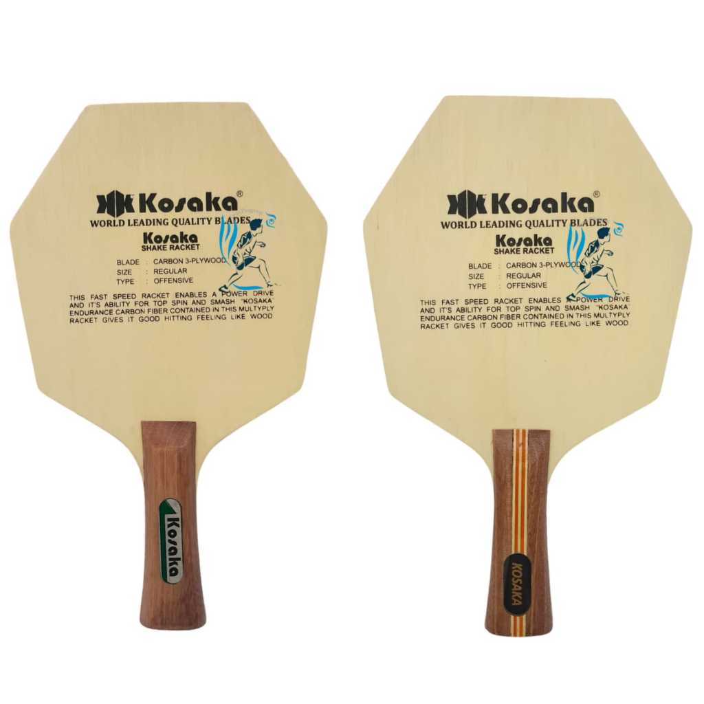 Kayu bet pingpong kosaka carbon segi 6 tenis meja bagus