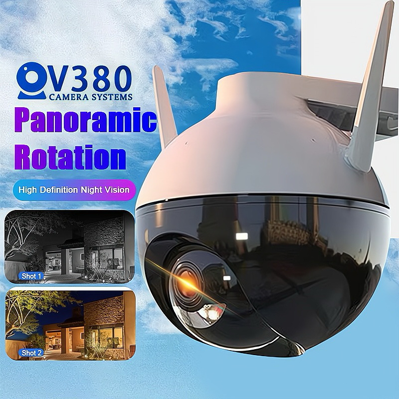 Cctv Wifi Outdoor Anti Air C11 V380 Pro Speed Dome HD 1080P Night Vision Kamera Cctv IP Cam Outdoor 