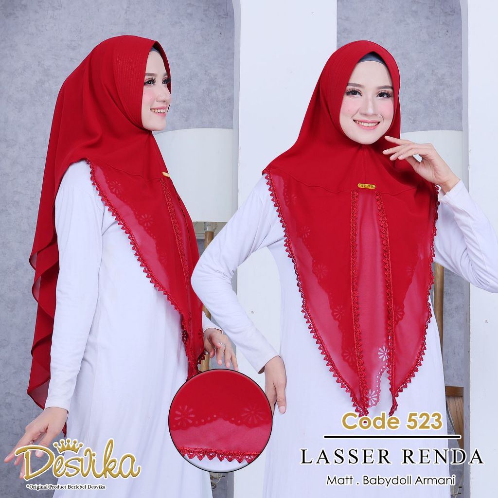 KHIMAR DESVIKA LASSER RENDA DC 523 KHIMAR CERUTY ORI DESVIKA