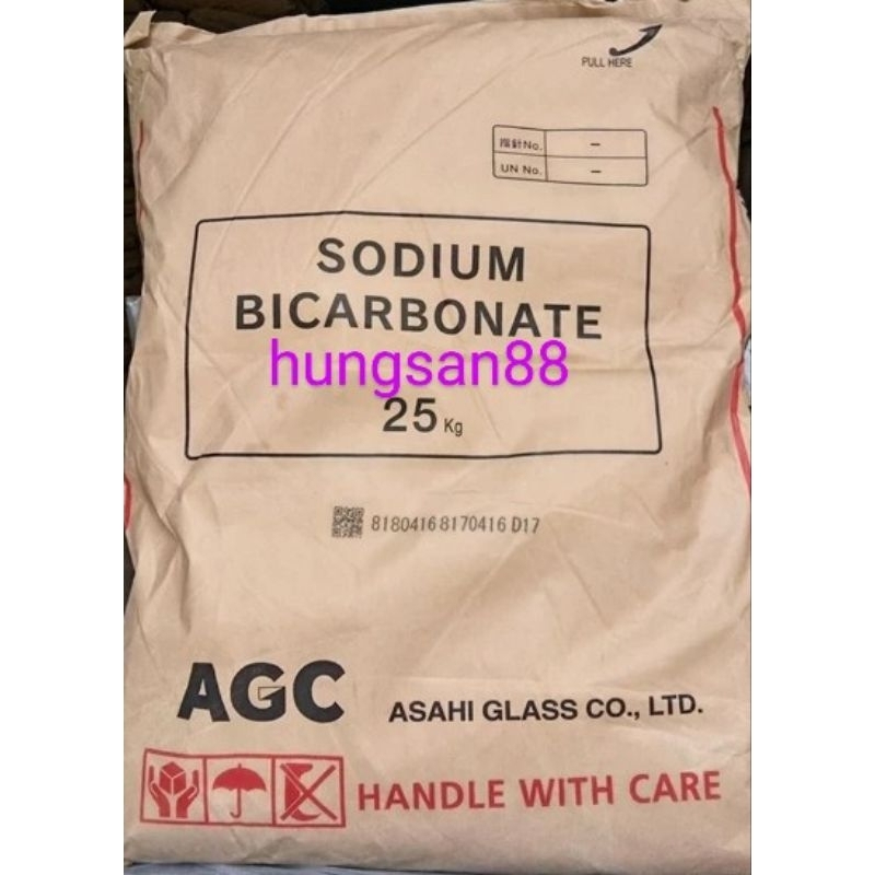 

Sodium Bicarbonate Asahi Japan / Baking Soda / Soda Kue @25kg