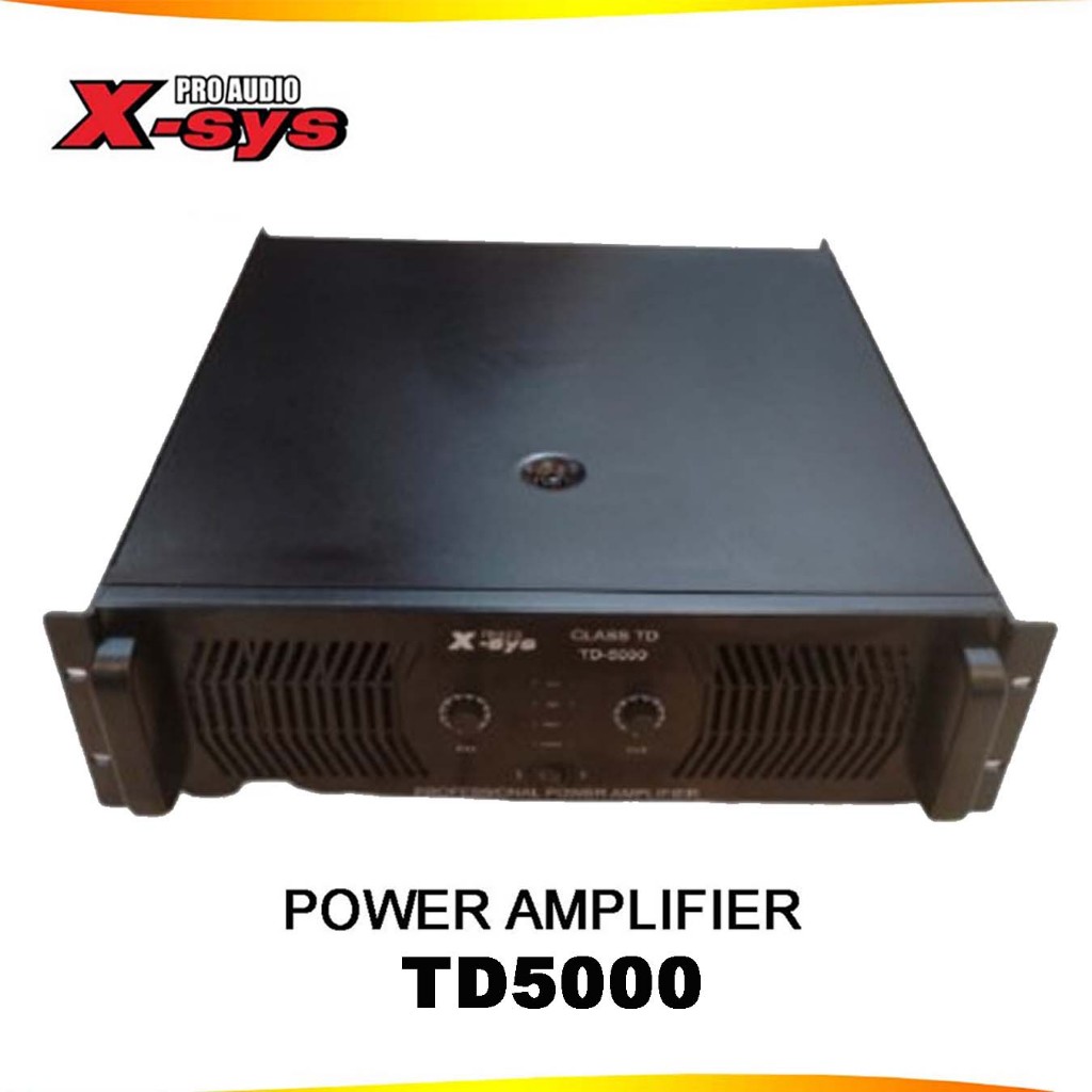 Power Amplifier XSYS TD5000 / TD-5000 Class TD Original Garansi Resmi