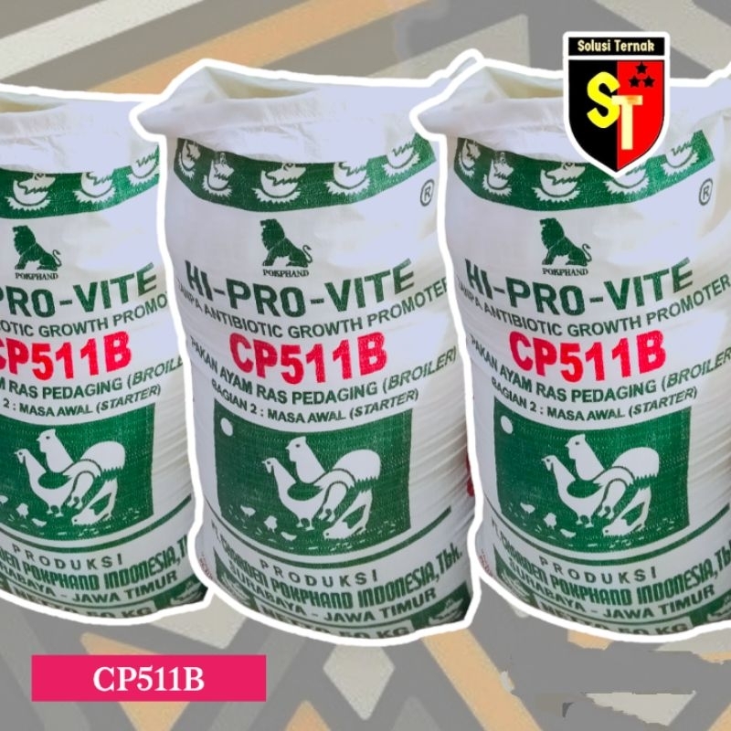 Pur Ayam 511B Pakan Ayam Pokphand 1Kg