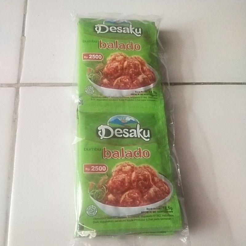 

bumbu balado 12,5g 10 sachet