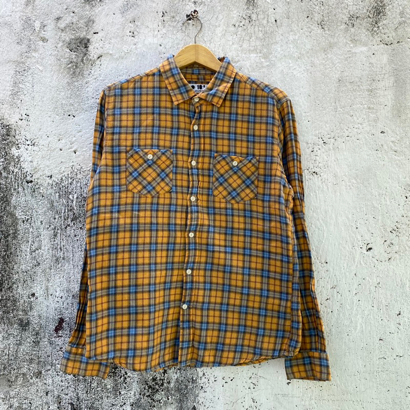 Flanel 10-9 Nano Universe - Size L - Baju Kemeja Flannel