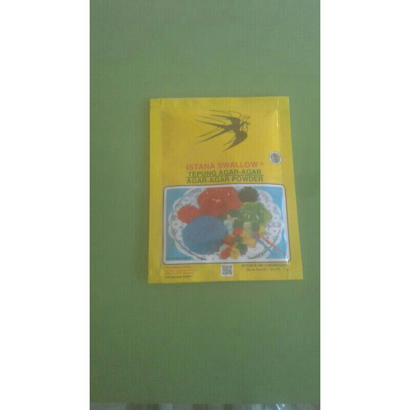 

Istana Swallow Tepung agar" 1Bungkus berat 7g