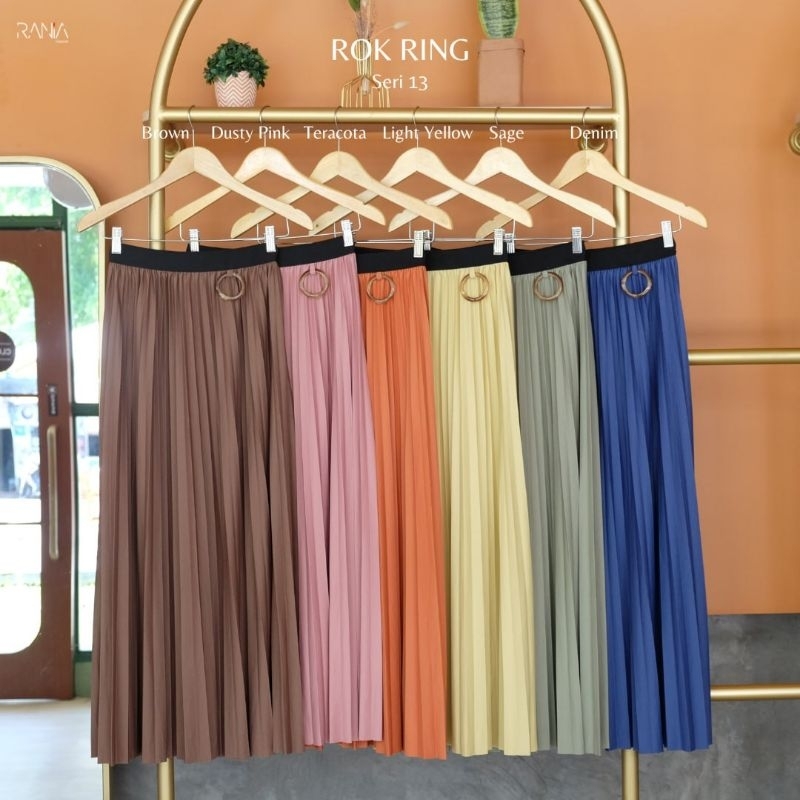 Rok Plisket Ring Rania