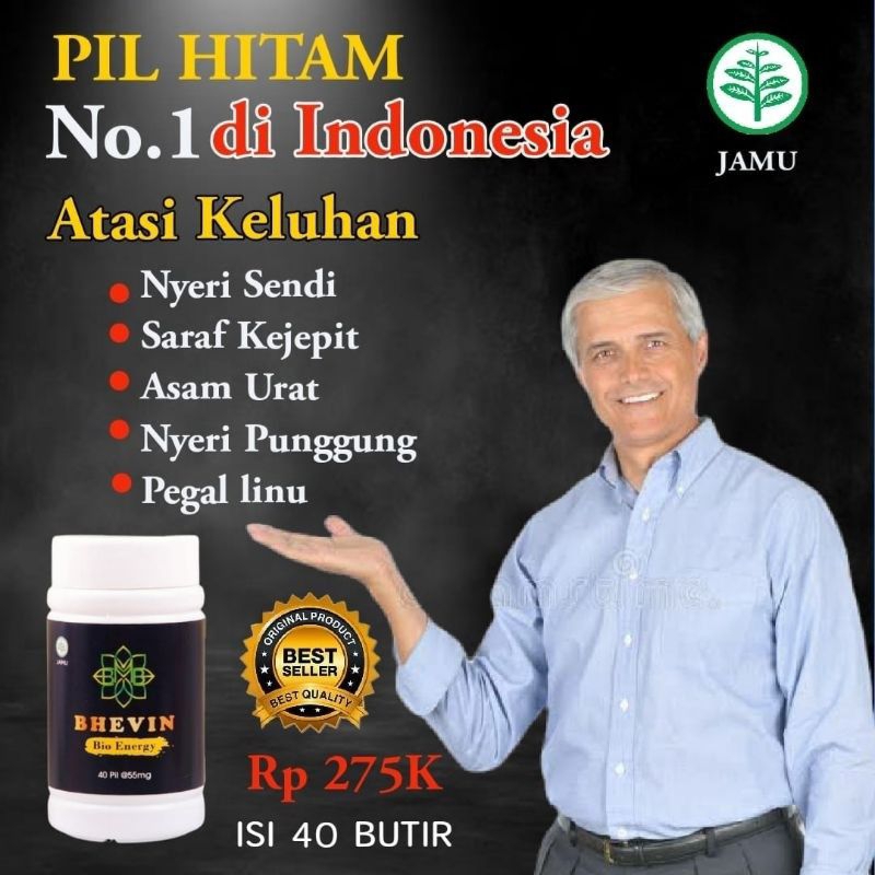 BHEVIN PILL HITAM ORIGINAL