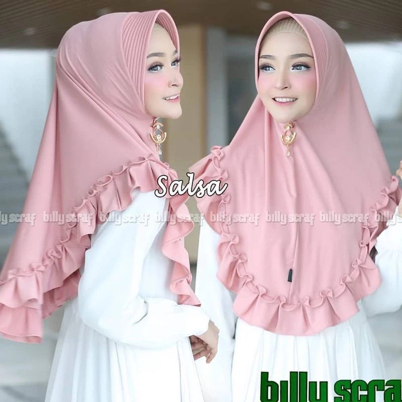 Jilbab instan sieffa/Hijab rempel syari//Khimar pet jersey//jilbab sieffa rempel madu