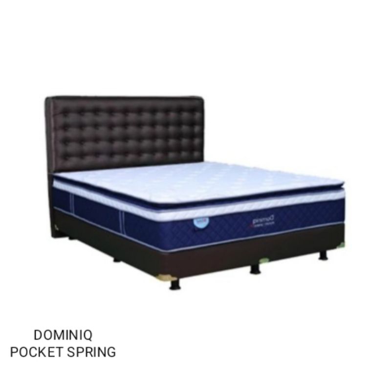SPRINGBED DOMINIQ POCKET SPRING SPRINGBED DOMINIQ MINIMALIS MODERN.SPRING BED CENTRAL KASUR CENTRAL 