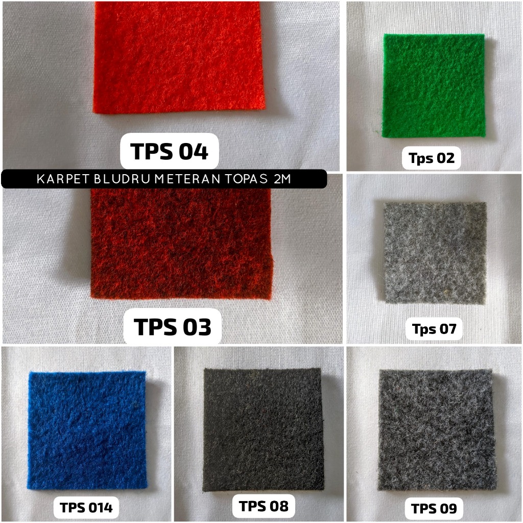 KARPET BLUDRU METERAN TOPAS 2M KARPET PANGGUNG DEKORASI