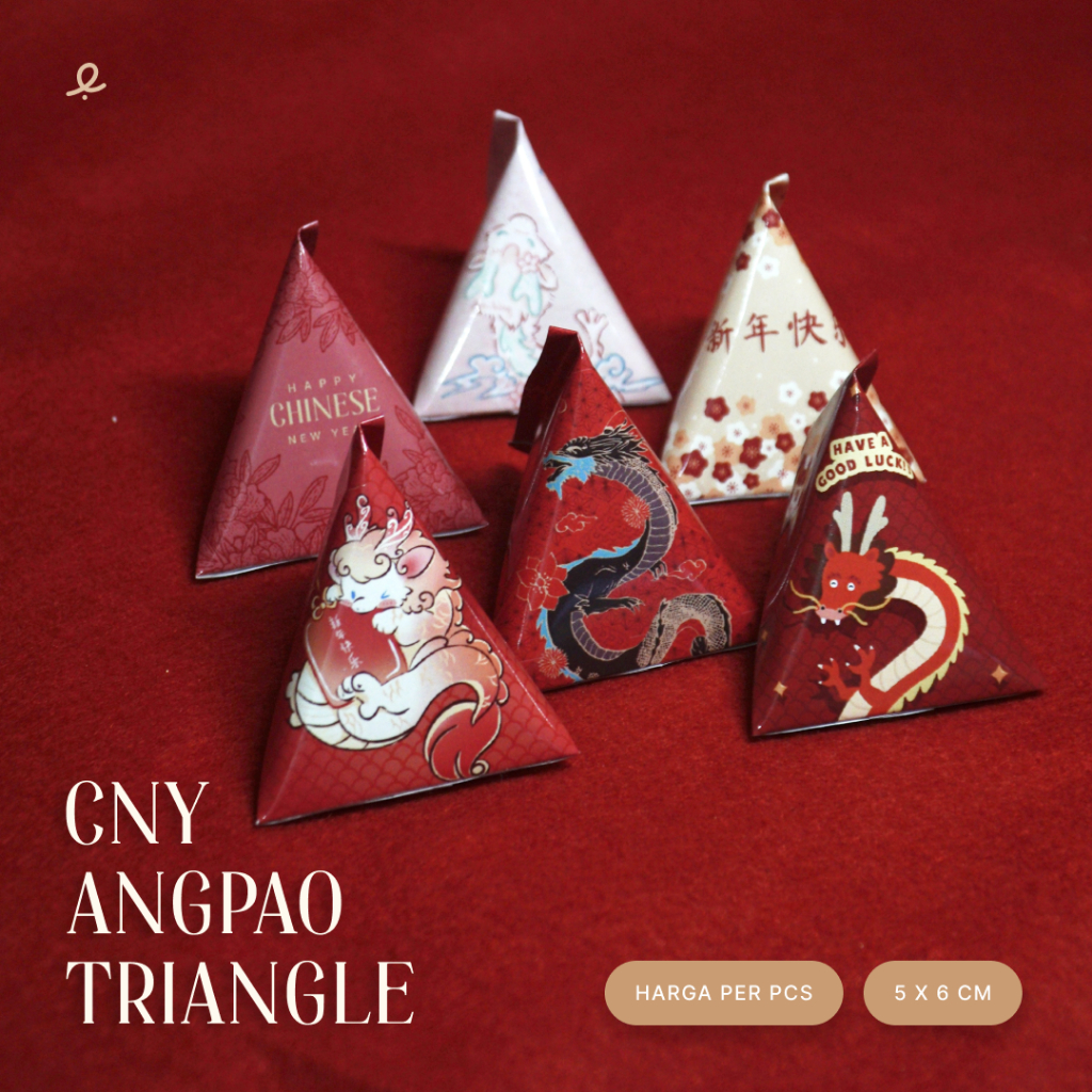 

Angpao Triangle Chinese New Year 2024 Year of Dragon | Angpao Segitiga Sincia 2024 Tahun Naga