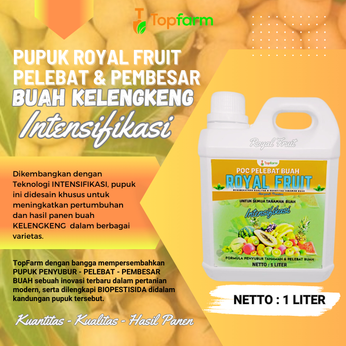Pupuk Booster Semua Buah / Pupuk Buah Khusus Kelengkeng / Pupuk Buah Kelengkeng Super Lebat / Pupuk 