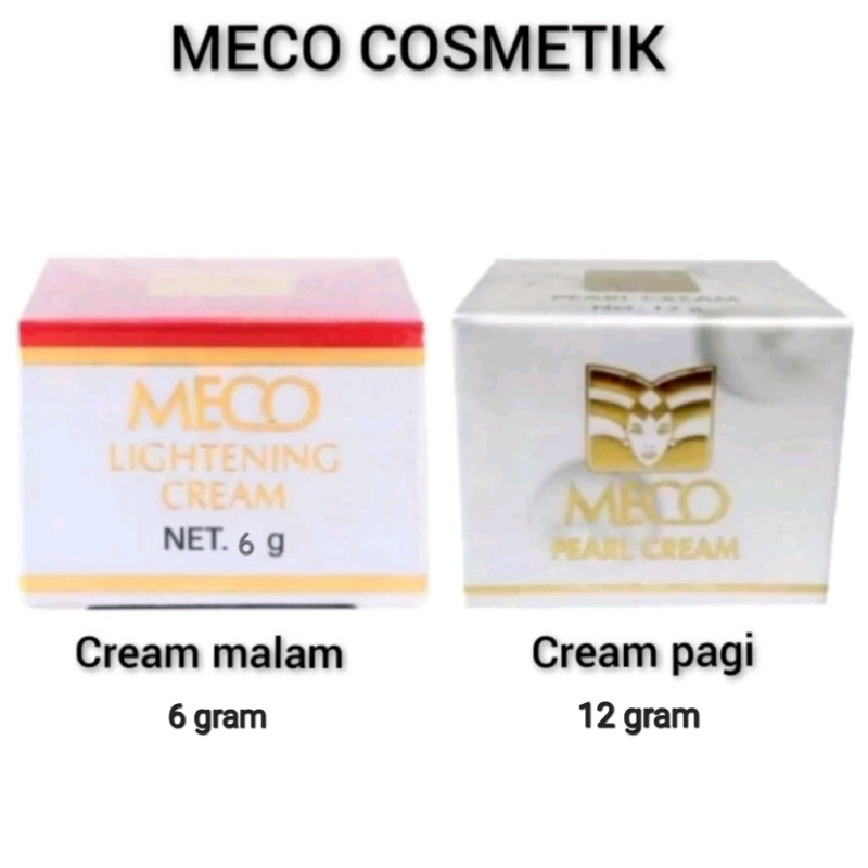 MECO CREAM (Pearl/Day Cream and Night Cream)