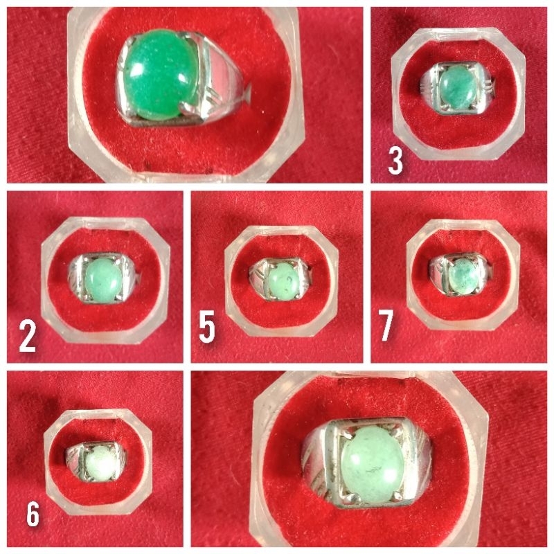 BATU GIOK HIJAU NATURAL