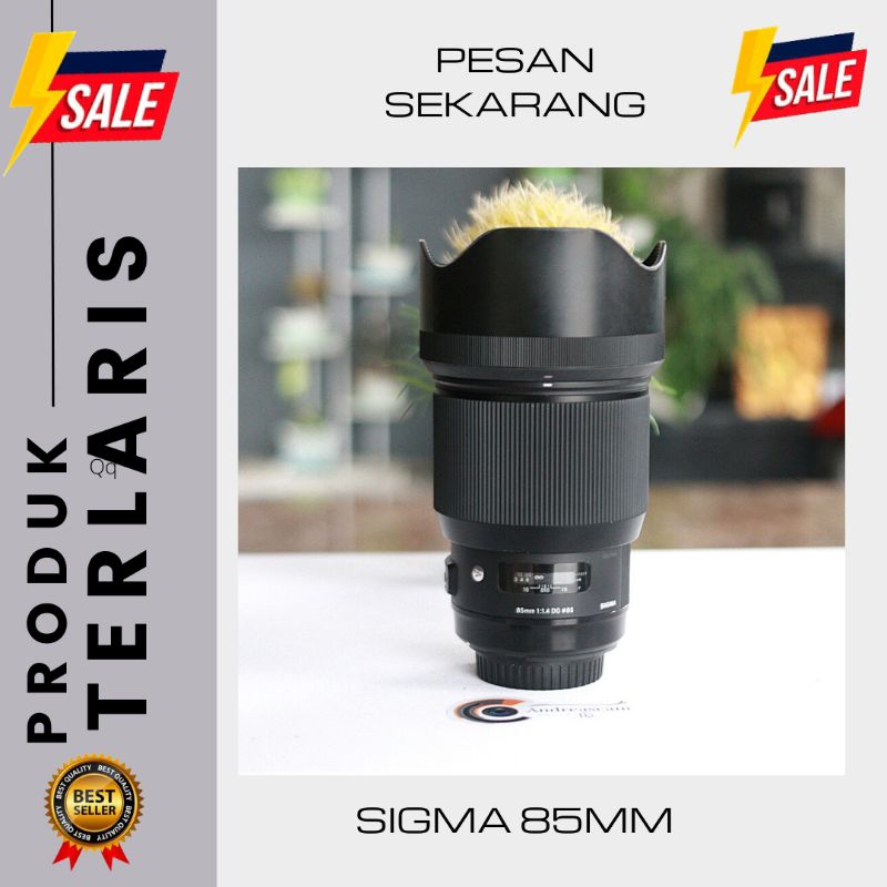 LENSA SIGMA ART 85MM F1.4 DG  LENSA FIX 85MM FOR CANON MULUS FULLSETT