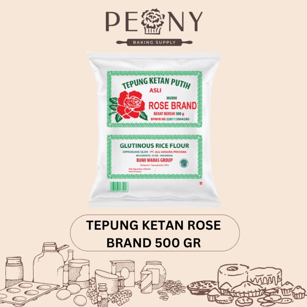 

ROSE BRAND TEPUNG KETAN 500GR